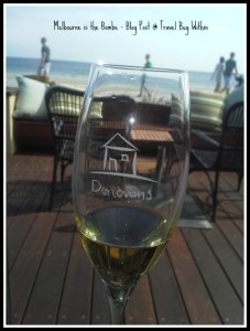 Donovans - bubbles at St Kilda Beach on a beautiful day = perfect